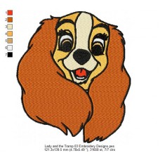 Lady and the Tramp 03 Embroidery Designs